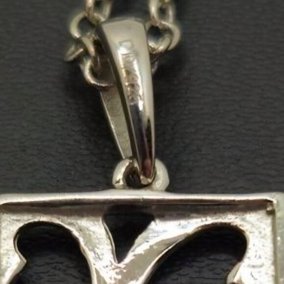 Sterling Silver Open Heart Pendant - Picture 5 of 7